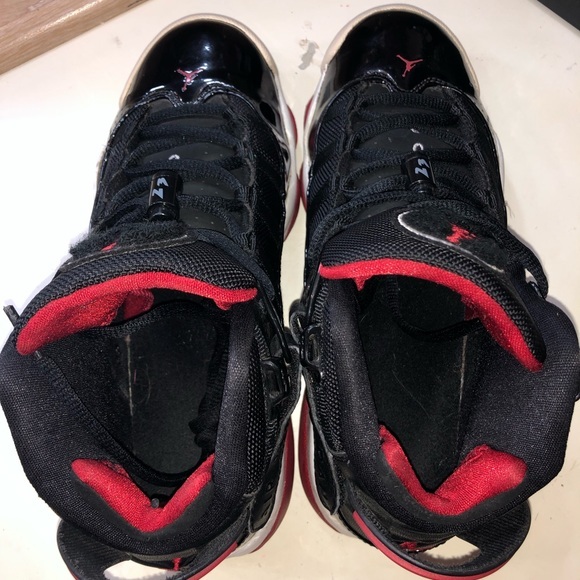 ❤️🖤 Jordan 6 Rings GS 'Bred' Size 5y ❤️🖤 - Picture 7 of 9